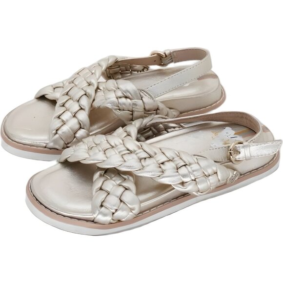 Sam Edelman Girls Braided Vita Sandals Casual Dressy Summer Shoes Sz 1 - Picture 2 of 6